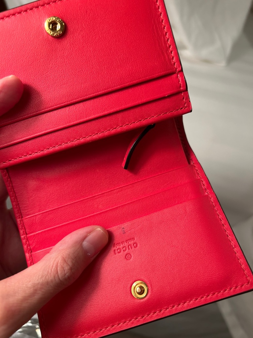 GUCCI supreme monogram LOVE wallet - Picture 12 of 15